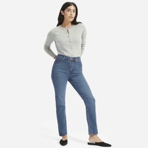 Everlane High Rise Slim Straight Jean